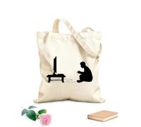 AILOONG Borse a mano in poliestere e cotone Videogioco per ragazzi Joystick TV game Tessuto spesso 12 once Utilizzabile come trousse per il trucco 25x30cm Piccola