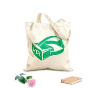 AILOONG Borse a mano in poliestere e cotone VR Gioco di realtà virtuale Videogioco Film Tessuto spesso 340g/m² Utilizzabile come trousse per il trucco