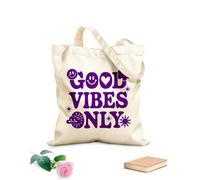 AILOONG Borse a tracolla in tela di cotone buono Solo Positivo Tessuto spesso 340g/m² Utilizzabile come borsa porta attrezzi