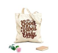 AILOONG Borse a tracolla in tela di cotone buono Solo Positivo Tessuto spesso 340g/m² Utilizzabile come borsa porta attrezzi