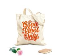 AILOONG Borse a tracolla in tela di cotone buono Solo Positivo Tessuto spesso 340g/m² Utilizzabile come borsa porta attrezzi