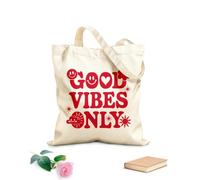 AILOONG Borse a tracolla in tela di cotone buono Solo Positivo Tessuto spesso 340g/m² Utilizzabile come borsa porta attrezzi