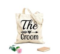 AILOONG Borse a tracolla in tela di cotone Citazioni sulle spose Tessuto spesso 12 once Utilizzabile come borsa porta attrezzi 25x30cm Piccola