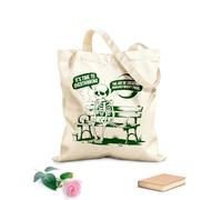 AILOONG Borse a tracolla in tela di cotone È tempo di ripensare all'arte di creare problemi che non esistevano Tessuto spesso 340g/m² Utilizzabile come borsa porta attrezzi