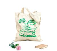 AILOONG Borse a tracolla in tela di cotone È tempo di ripensare all'arte di creare problemi che non esistevano Tessuto spesso 340g/m² Utilizzabile come borsa porta attrezzi