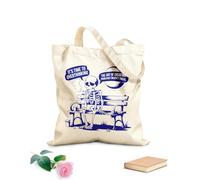 AILOONG Borse a tracolla in tela di cotone È tempo di ripensare all'arte di creare problemi che non esistevano Tessuto spesso 340g/m² Utilizzabile come borsa porta attrezzi