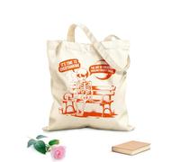 AILOONG Borse a tracolla in tela di cotone È tempo di ripensare all'arte di creare problemi che non esistevano Tessuto spesso 340g/m² Utilizzabile come borsa porta attrezzi