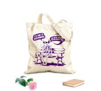 AILOONG Borse a tracolla in tela di cotone È tempo di ripensare all'arte di creare problemi che non esistevano Tessuto spesso 340g/m² Utilizzabile come borsa porta attrezzi