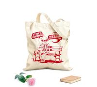 AILOONG Borse a tracolla in tela di cotone È tempo di ripensare all'arte di creare problemi che non esistevano Tessuto spesso 340g/m² Utilizzabile come borsa porta attrezzi