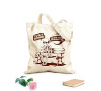 AILOONG Borse a tracolla in tela di cotone È tempo di ripensare all'arte di creare problemi che non esistevano Tessuto spesso 340g/m² Utilizzabile come borsa porta attrezzi