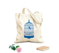 AILOONG Borse a tracolla in tela di cotone Gabbia per uccelli Tessuto spesso 340g/m² Utilizzabile come borsa porta attrezzi
