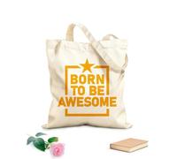 AILOONG Borse a tracolla in tela di cotone Nato per essere fantastico Tessuto spesso 340g/m² Utilizzabile come borsa porta attrezzi