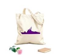 AILOONG Borse a tracolla in tela di cotone Nave Tessuto spesso 340g/m² Utilizzabile come borsa porta attrezzi