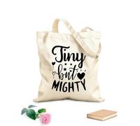 AILOONG Borse a tracolla in tela di cotone Piccolo ma potente Tessuto spesso 12 once Utilizzabile come borsa porta attrezzi 35x40cm Grande