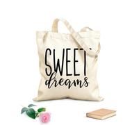 AILOONG Borse a tracolla in tela di cotone Sogni d'oro Tessuto spesso 12 once Utilizzabile come borsa porta attrezzi 25x30cm Piccola