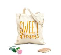 AILOONG Borse a tracolla in tela di cotone Sogni d'oro Tessuto spesso 340g/m² Utilizzabile come borsa porta attrezzi