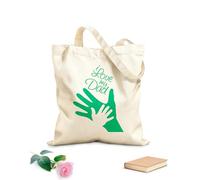 AILOONG Borse da donna in calicò Amo mio padre Tessuto spesso 340g/m² Pieghevole