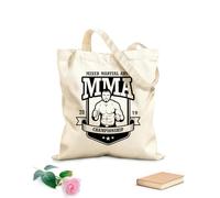 AILOONG Borse da donna in calicò Ultimate Warriors Wrestling Room Sport da combattimento Arti marziali Tessuto spesso 12 once Pieghevole 31x36cm Media