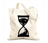 AILOONG Borse da donna in tela di cotone clessidra mistica con arte della sabbia galattica Tessuto spesso 12 once Materiale delicato sulla pelle 25x30cm Piccola