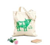 AILOONG Borse della spesa in poliestere e cotone Tessuto spesso 340g/m² Guida all'abbinamento perfetto tra carne e vino Riutilizzabile