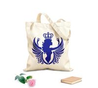 AILOONG Borse in tela con fantasia personalizzabile concediti il lusso con un logo della regina che irradia eleganza Tessuto spesso 340g/m² Abbinabile agli abiti