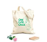 AILOONG Borse in tela stampate digitalmente maglietta tipografica con benedizioni pasquali e clipart vivaci che catturano lo spirito della Pasqua Tessuto spesso 340g/m²