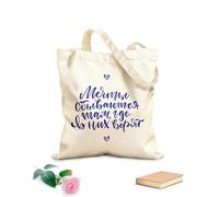 AILOONG Borse in tela stampate digitalmente Tessuto spesso 340g/m² i sogni diventano REALTÀ dove credi in loro lettering Utilizzabile come trousse per il trucco