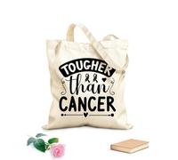 AILOONG Borse shopper riutilizzabili dossier sul cancro al seno Tessuto spesso 12 once Pieghevole 31x36cm Media