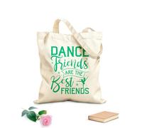 AILOONG Borse shopper riutilizzabili Gli amici del ballo sono i migliori Tessuto spesso 340g/m² Pieghevole