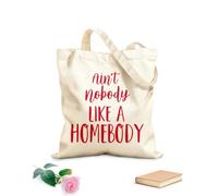 AILOONG Borse shopper riutilizzabili Nessuno è come un casalingo? Citazioni motivazionali Tessuto spesso 340g/m² Pieghevole