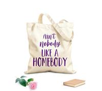 AILOONG Borse shopper riutilizzabili Nessuno è come un casalingo? Citazioni motivazionali Tessuto spesso 340g/m² Pieghevole