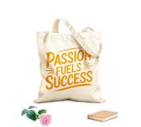 AILOONG Borse shopper riutilizzabili Raggiungi il successo lasciando che la passione guidi ogni Tessuto spesso 340g/m² Pieghevole