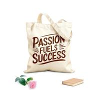 AILOONG Borse shopper riutilizzabili Raggiungi il successo lasciando che la passione guidi ogni Tessuto spesso 340g/m² Pieghevole