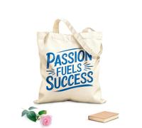AILOONG Borse shopper riutilizzabili Raggiungi il successo lasciando che la passione guidi ogni Tessuto spesso 340g/m² Pieghevole