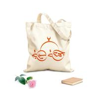 AILOONG Calligrafia di Jumma Mubarak per post sui social media D Borse a tracolla in tela di cotone Tessuto spesso 340g/m² Utilizzabile come borsa porta attrezzi