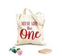 AILOONG Citazioni ispiratrici su Sei ancora quello giusto Borse a tracolla in tela di cotone Tessuto spesso 340g/m² Utilizzabile come borsa porta attrezzi