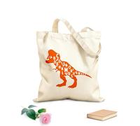 AILOONG Dormitorio per bambini, ragazzi e ragazze, con dinosauri e alfabeto, T-Rex Borse da donna in calicò Tessuto spesso 340g/m² Pieghevole