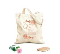 AILOONG etichetta disegnata a mano del venerdì santo Borse shopper riutilizzabili Tessuto spesso 340g/m² Pieghevole