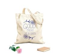 AILOONG etichetta disegnata a mano del venerdì santo Borse shopper riutilizzabili Tessuto spesso 340g/m² Pieghevole