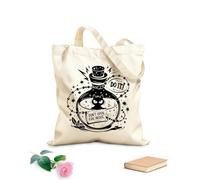 AILOONG Fallo, non aprire il male dentro Borse a tracolla in tela di cotone Tessuto spesso 12 once Utilizzabile come borsa porta attrezzi 31x36cm Media