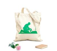 AILOONG Operaio edile Silhouette Contractor Borse a tracolla in tela di cotone Tessuto spesso 340g/m² Utilizzabile come borsa porta attrezzi