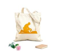 AILOONG Operaio edile Silhouette Contractor Borse a tracolla in tela di cotone Tessuto spesso 340g/m² Utilizzabile come borsa porta attrezzi