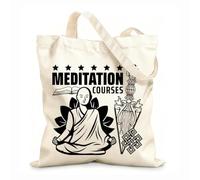 AILOONG pacchetto di progettazione di silhouette pro di edifici cityline Borsa tote con manico piatto in nastro Tessuto spesso 12 once Sostituisce lo zaino scolastico 25x30cm Piccola