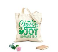 AILOONG Scegli la gioia Romani 1513 Borse shopper riutilizzabili Tessuto spesso 340g/m² Pieghevole