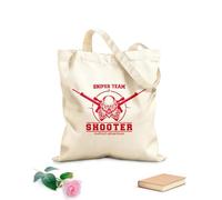 AILOONG Sniper Team Shooter Instinct Adventure Borse a tracolla in tela di cotone Tessuto spesso 340g/m² Utilizzabile come borsa porta attrezzi