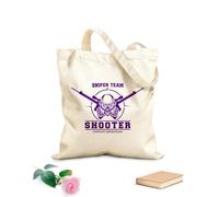 AILOONG Sniper Team Shooter Instinct Adventure Borse a tracolla in tela di cotone Tessuto spesso 340g/m² Utilizzabile come borsa porta attrezzi