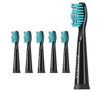 Ailoria - Flash Travel Replacement FLASH TRAVEL Set di 6 testine di ricambio per spazzole Spazzolini elettrici 1 pieces Argento unisex