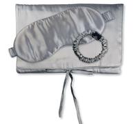 AILORIA TRAVEL SET BEAUTY S borsa di seta, maschera per il sonno e scr