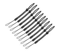 AILOVA Cordino da Polso,10 Pezzi Cinturino da Polso Regolabile Cinturini da Polso con Pulsante per Cellulare Fotocamera Portachiavi Torcia Portafogli (20cm)