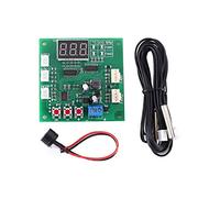 AILOVA Modulo Driver, DC 12V 24V 48V 2 canali PWM 4 Fili regolatore di Temperatura della Ventola Modulo Display per Ventola/Allarme PC